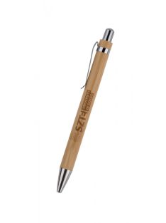 University of Szeged logo bamboo ballpoint pen