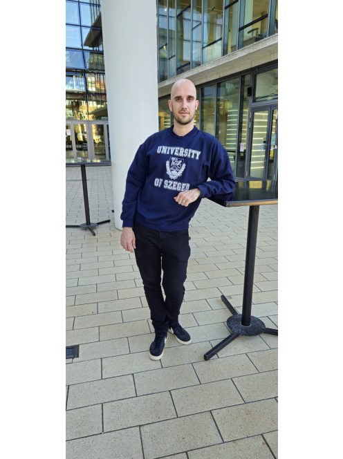 University of Szeged logo round neck sweatshirt