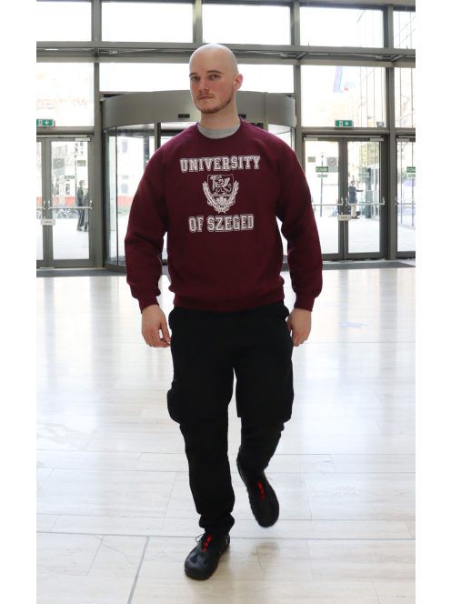University of Szeged logo round neck sweatshirt
