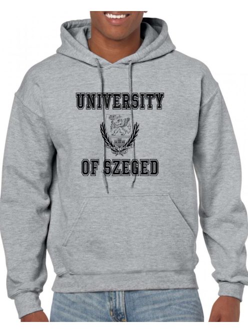 University of Szeged logo hooded sweatshirt