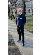 University of Szeged logo full Zip Hooded Sweatshirt