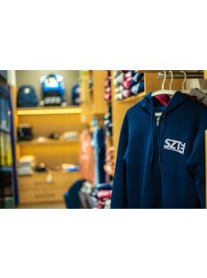 University of Szeged logo full Zip Hooded Sweatshirt