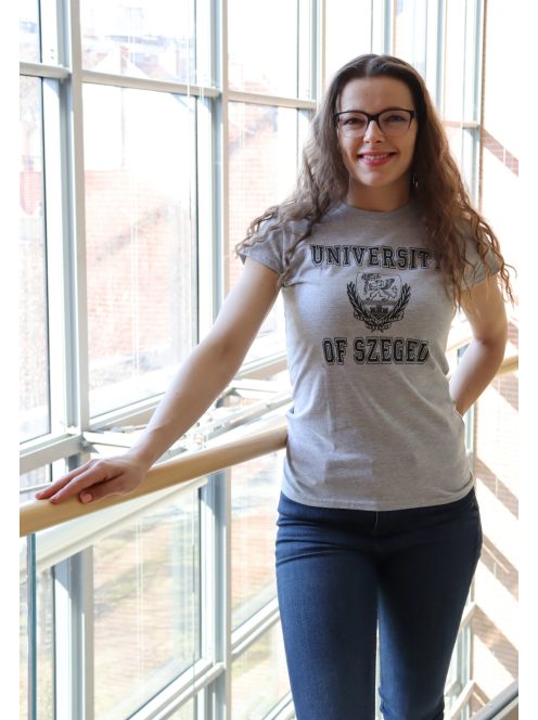 University of Szeged logo round neck T-shirt