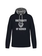 University of Szeged logo hooded sweatshirt - contrast