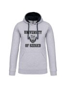 University of Szeged logo hooded sweatshirt - contrast