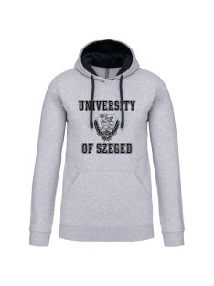 University of Szeged logo hooded sweatshirt - contrast