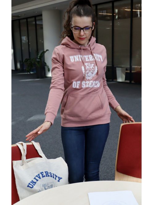 University of Szeged logo hooded sweatshirt