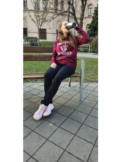University of Szeged logo hooded sweatshirt