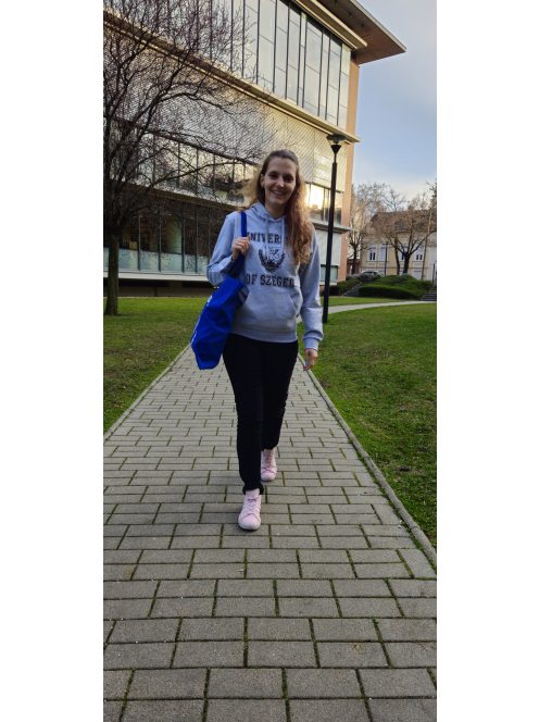 University of Szeged logo hooded sweatshirt