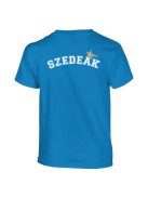 Round neck T-shirt with Szedeák logo